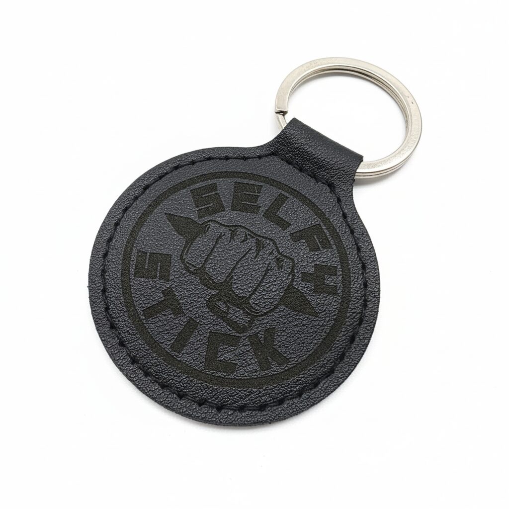 Selfy Stick Logo Key Chain